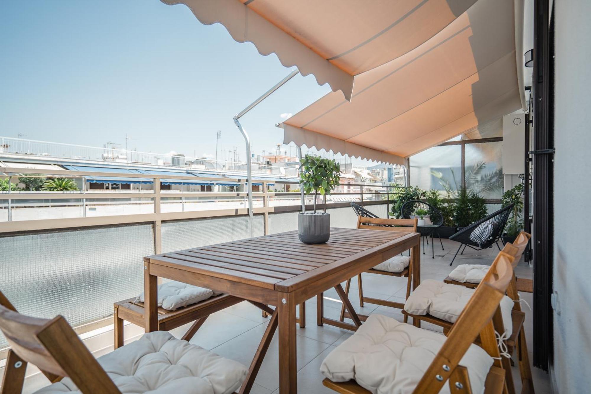 Apartment Modern In With Acropolis & Mt Lycabettus View Athens